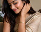 Golden Leaf Adjustable Bracelet