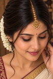 Antique Gold Emerald Pearl Tikka