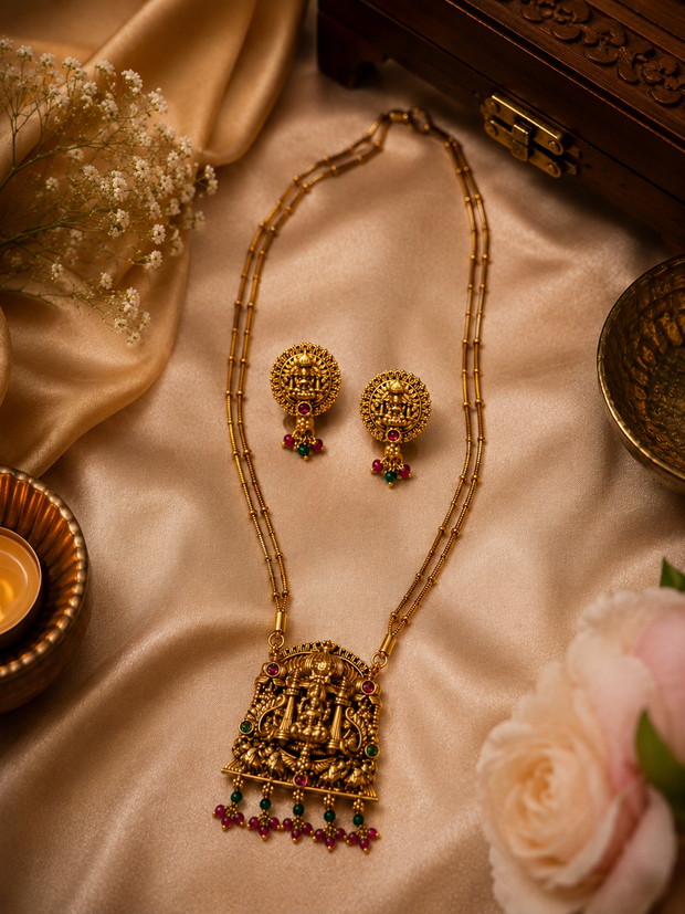 Antique Lakshmi Pendent Set