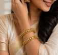 Antique Pearl Bloom Bangles