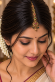 Antique Gold Ruby & Emerald Tikka