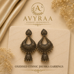 Ethnic Oxidised Earring