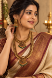 Grand Lakshmi Coin Haram and Necklace Set