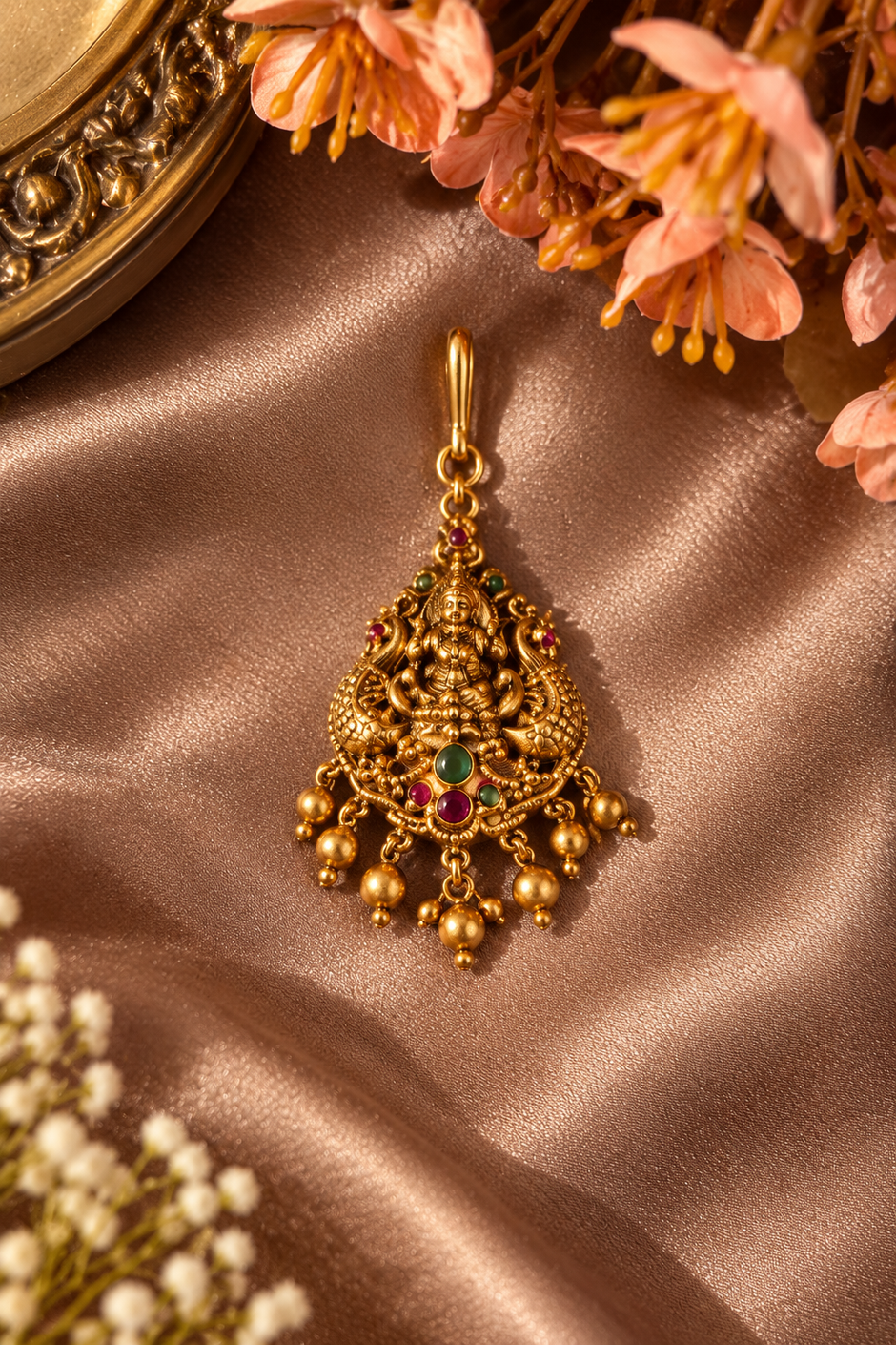 Antique Gold Lakshmi Tikka