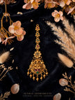 Antique Gold Lakshmi Maang Tikka