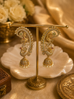 Elegant Peacock Earcuff Jhumka