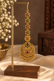 Antique Gold Peacock Tikka