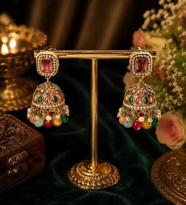 Elegant Multi Colour Jhumka
