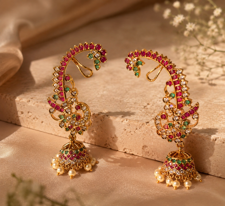 Ethnic Ear Cuff Jhumka