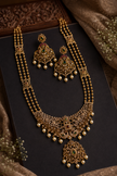 Antique Pearl Drop Haram Set