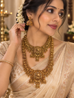 Grand Elephant Temple Jewellery Set