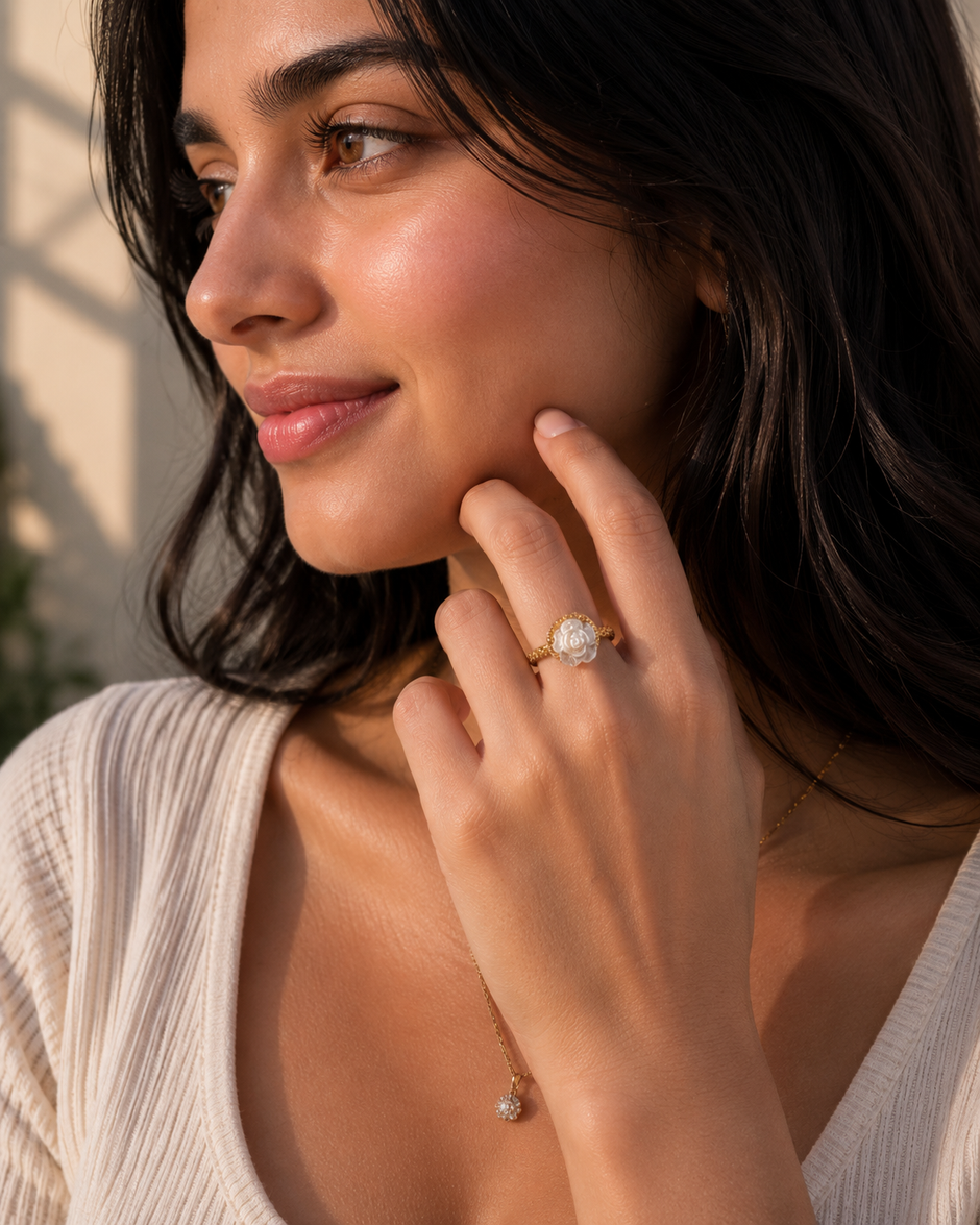 Elegant Pearl Statement Ring ✨