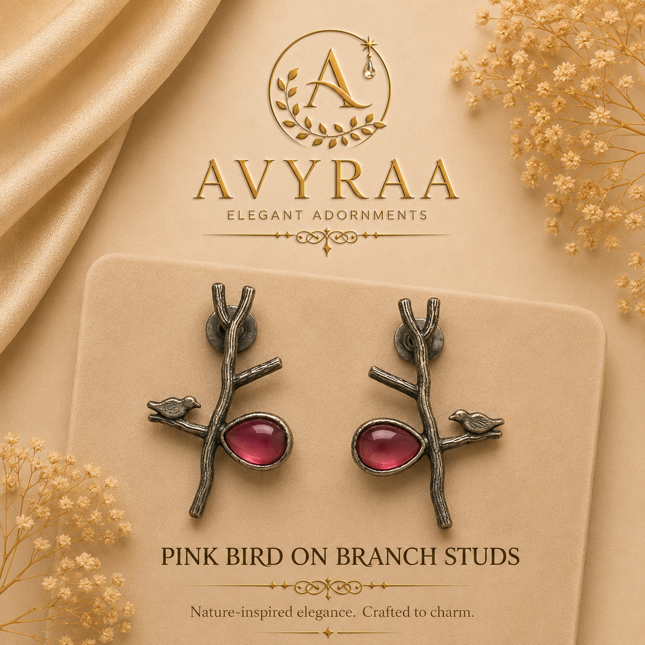 Bird on Branch Studs
