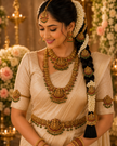 Antique Gold Lakshmi Bridal Jewellery Collection
