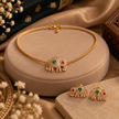 Cute Elephant Choker Set