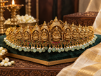 Lakshmi Temple Antique Gold Hip Belt ✨
