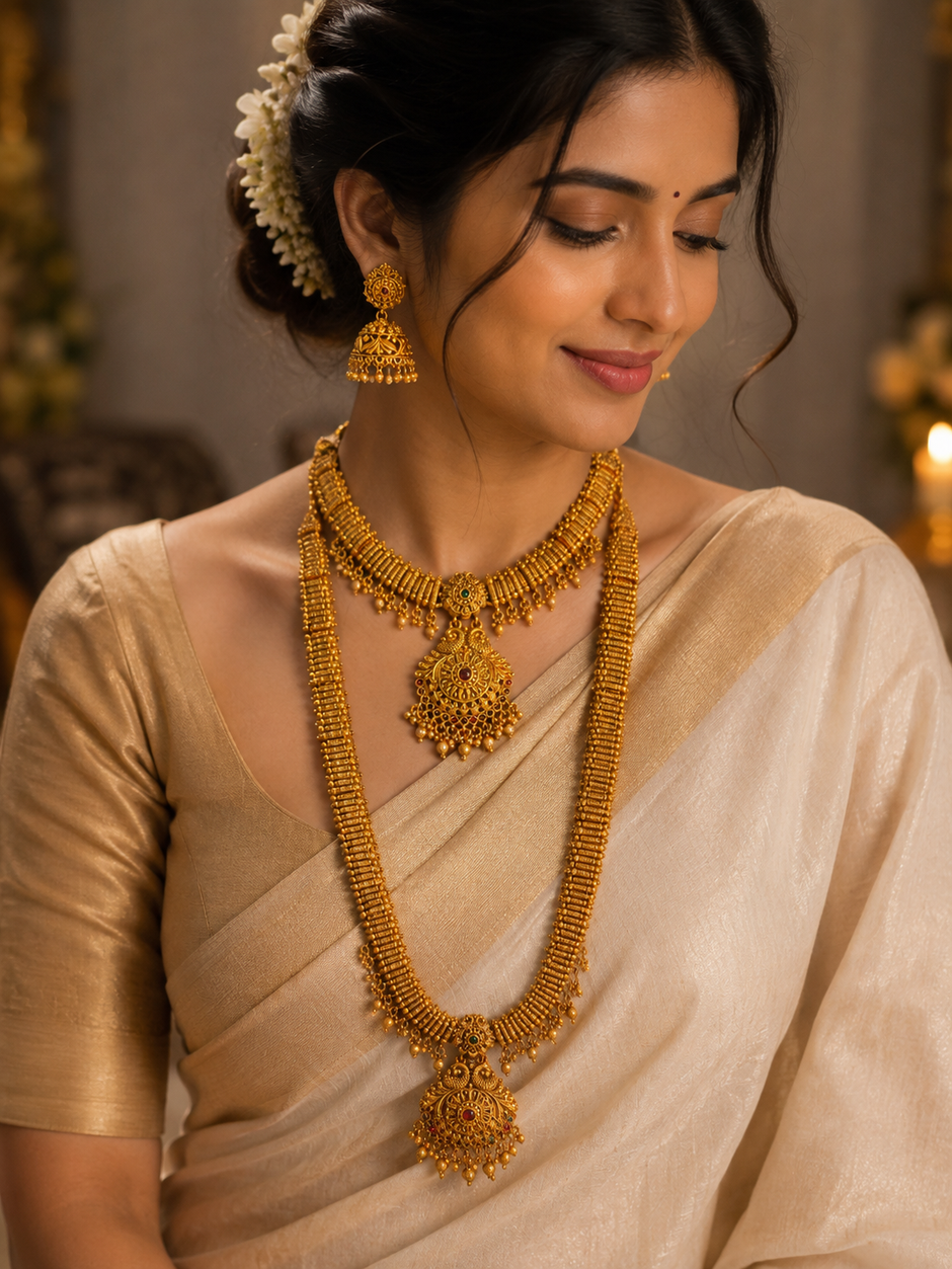 Antique Grand Temple Haram Set