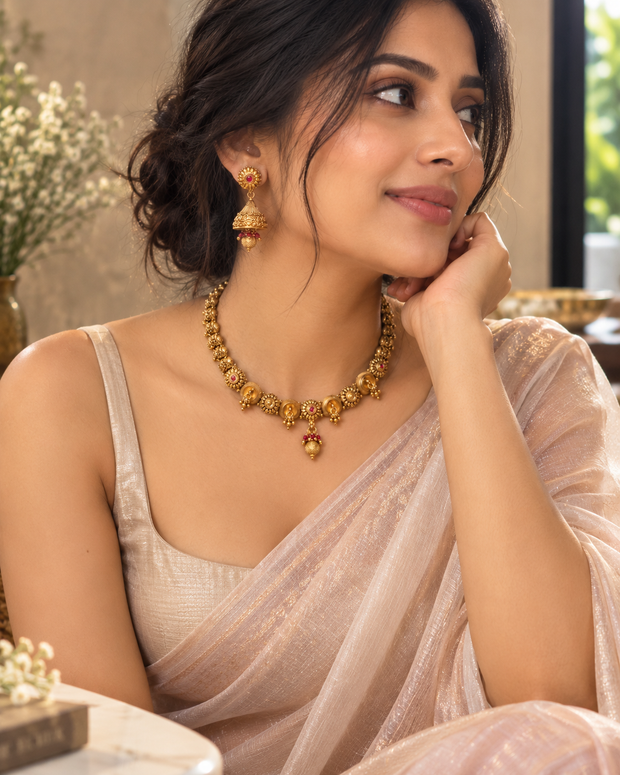 Royal Heritage Kundan Necklace Set