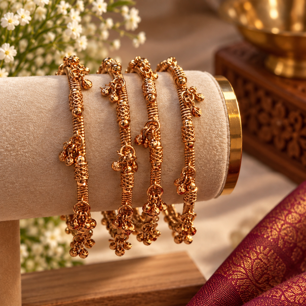 Traditional Charm Bangles