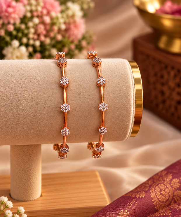 Premium Diamond Replica Minimalist Bangles