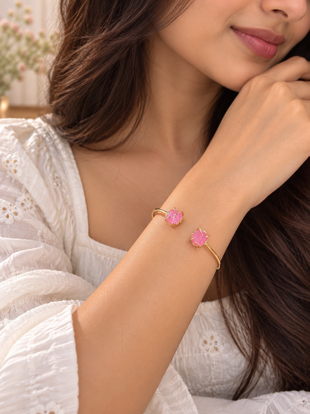 Pink Bloom Adjustable Bracelet 🌸