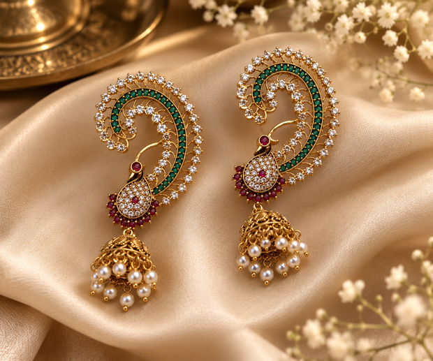 Elegant  Bird Earring Jhumka
