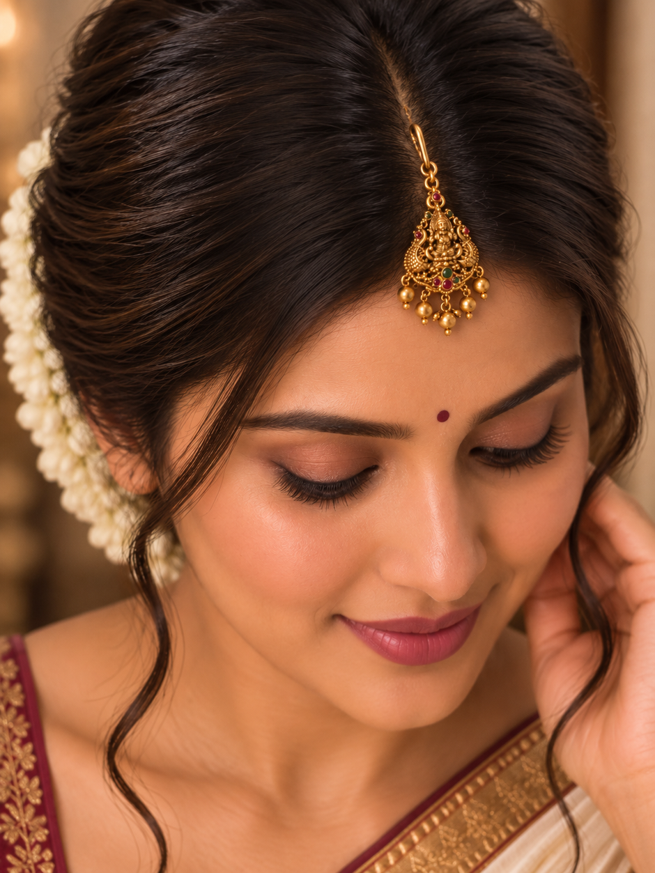 Antique Gold Lakshmi Tikka