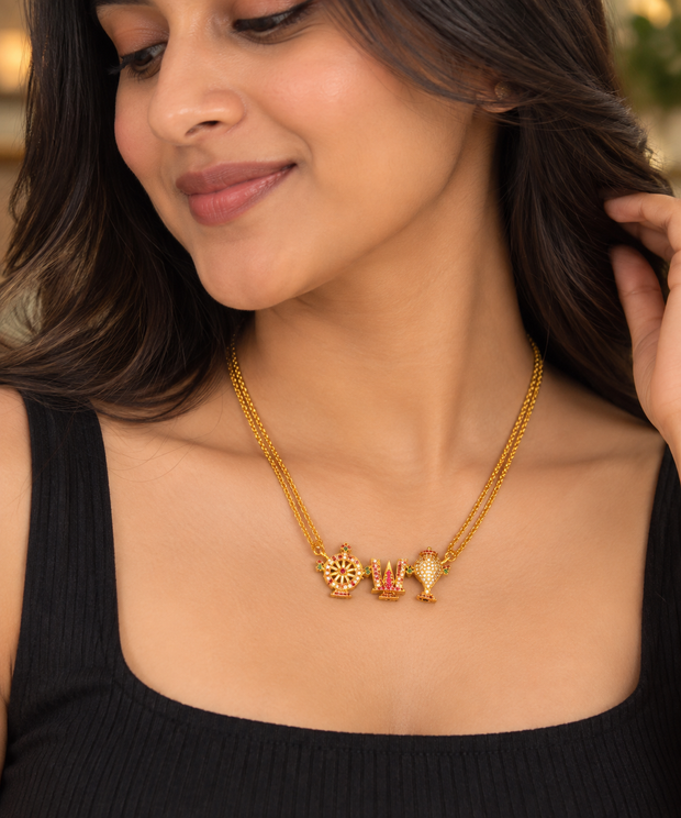 Divine Double Chain Necklace