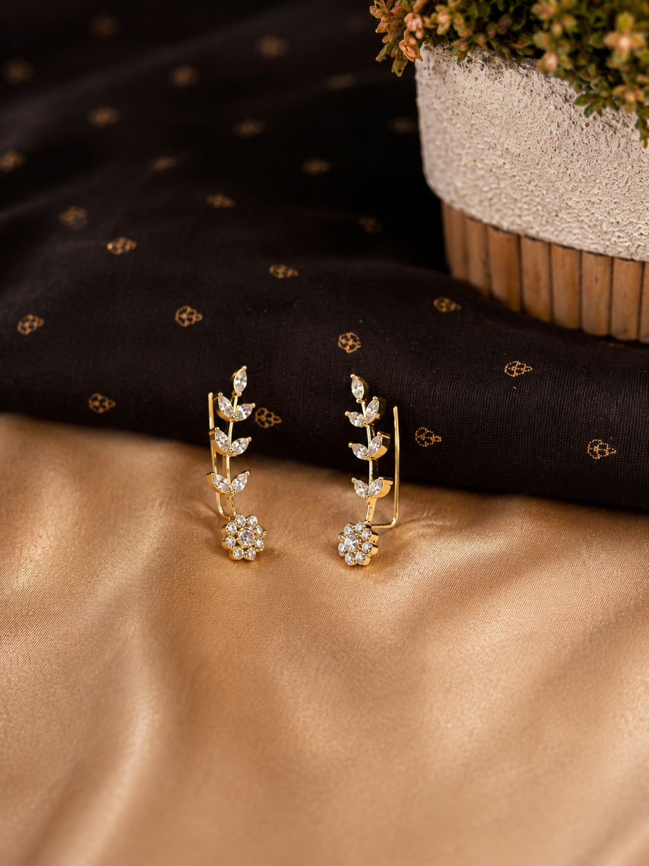 Flower Ear Cuff