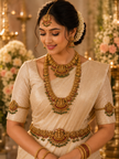 Antique Gold Lakshmi Bridal Jewellery Collection