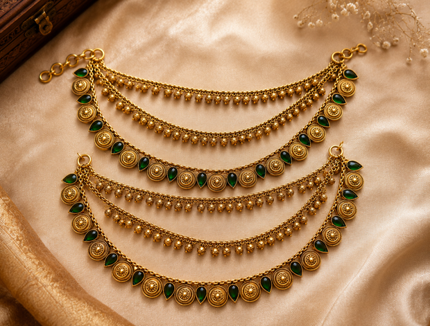 Emerald Antique Gold Mattal