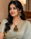 Green Pearl Antique Necklace Set