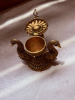 Antique Peacock Pooja Box with Twin Peacock Design