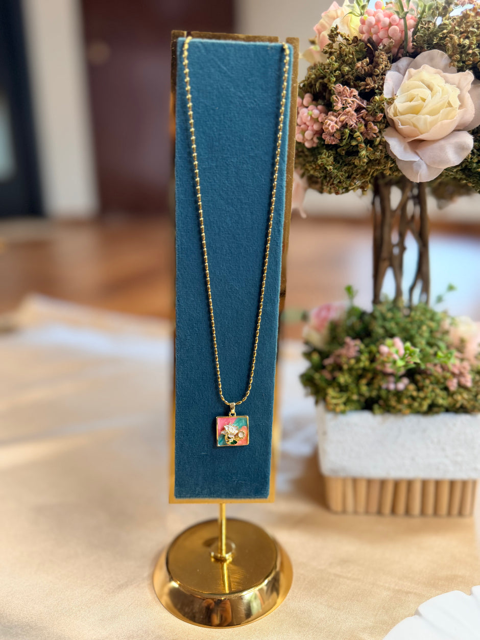 Mini Square Charm Chain