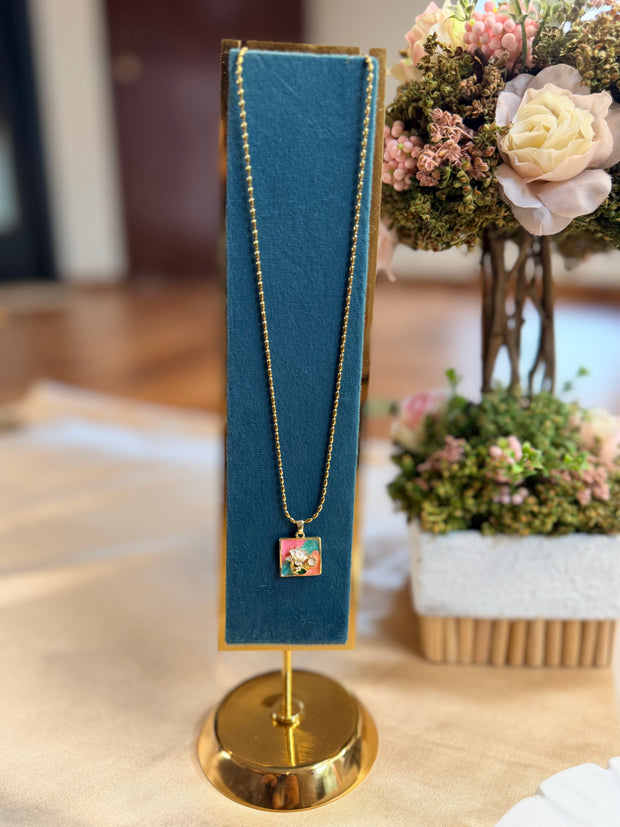 Mini Square Charm Chain