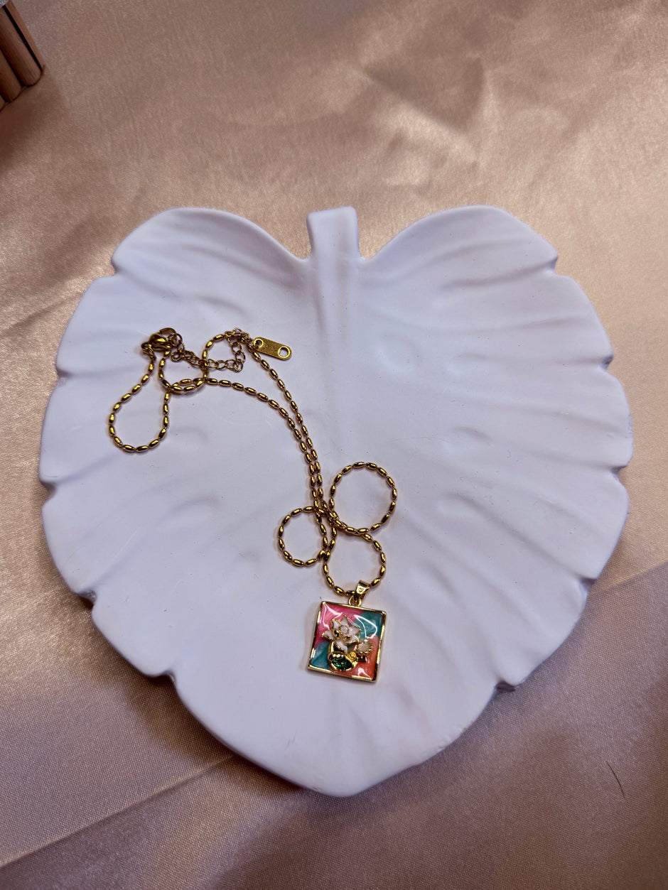 Mini Square Charm Chain