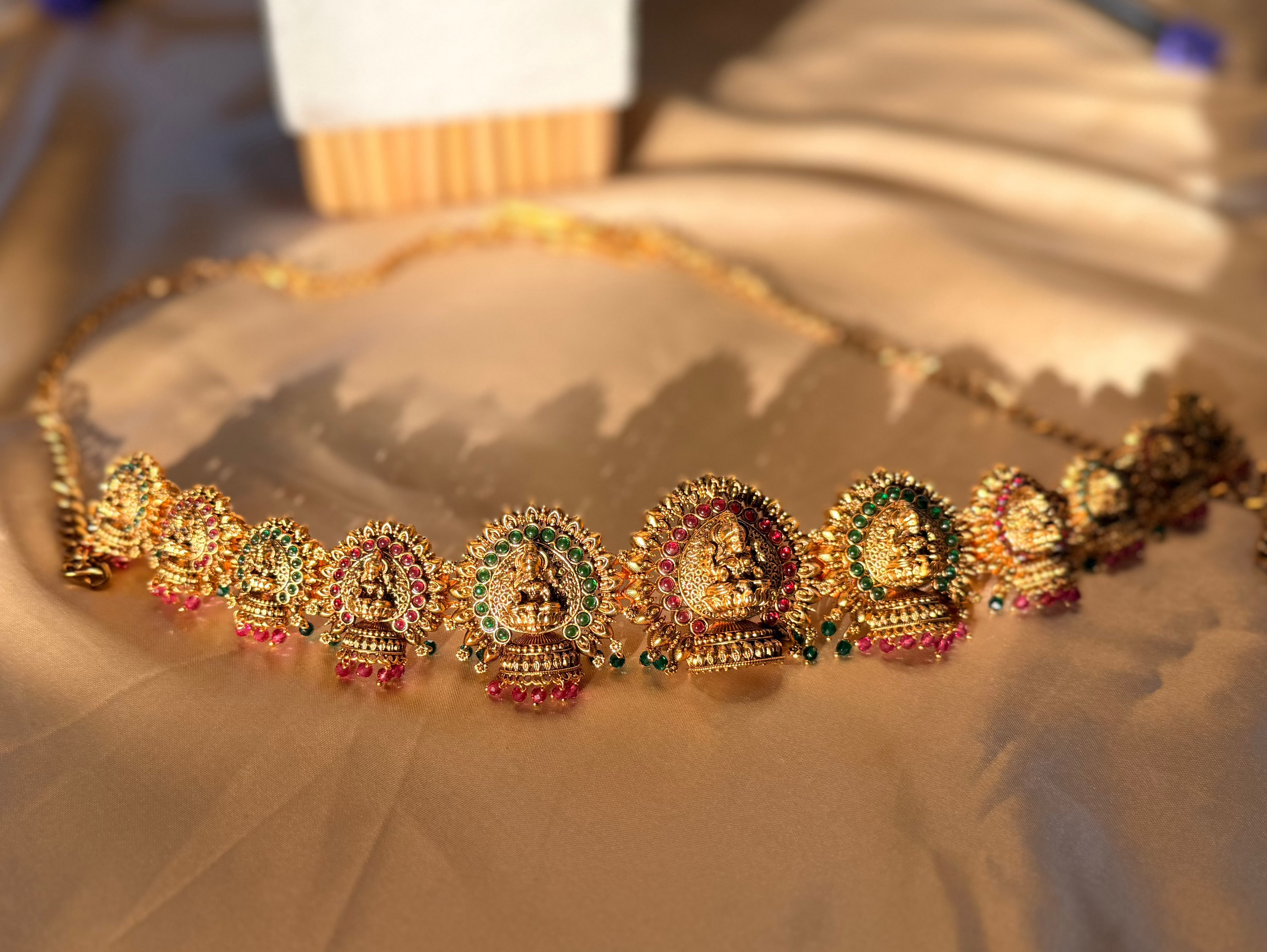 Antique Temple Peacock Hip Belt ✨