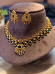 Royal Heritage Green & Ruby Necklace Set