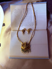 Royal Beaded Lakshmi Neck Set