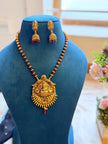 Lakshmi Marroon Beaded Neck Set