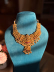 Divine Lakshmi Temple Necklace & Jhumka Set