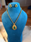Emerald Drop Antique Chain