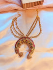 Peacock Jadau Juda Pin