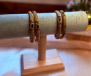 Antique Emerald & Ruby Drop Bangles