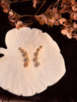 Sparkling Floral Vine Ear Cuff