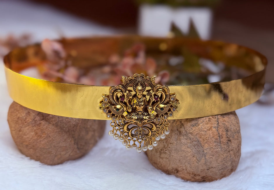 Royal Lakshmi Pearl Waist Belt
