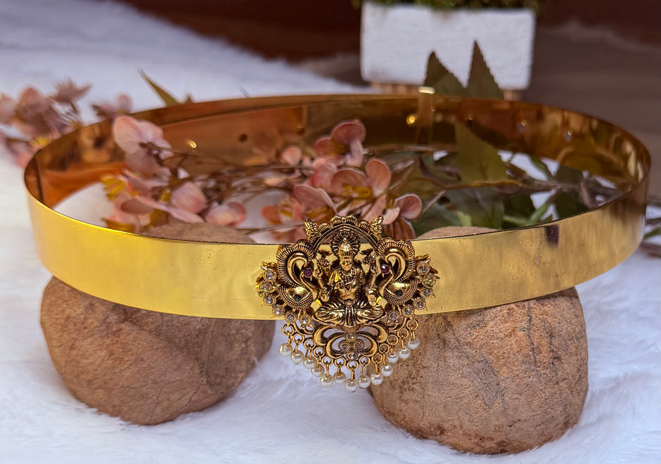 Royal Lakshmi Pearl Waist Belt
