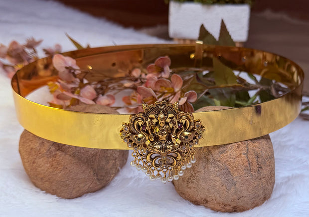 Royal Lakshmi Pearl Waist Belt