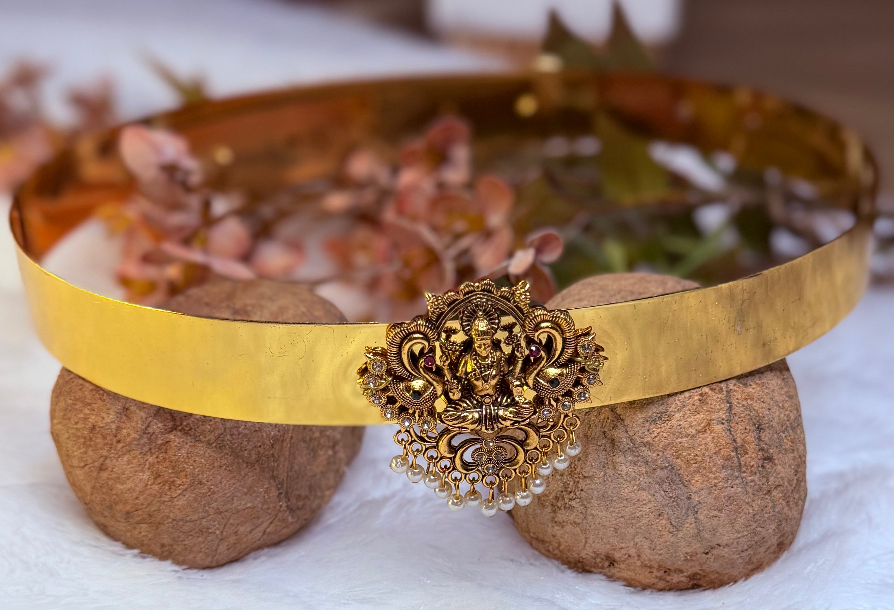 Royal Lakshmi Pearl Waist Belt