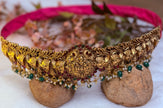 Premium Antique Lakshmi Peacock Hip Belt